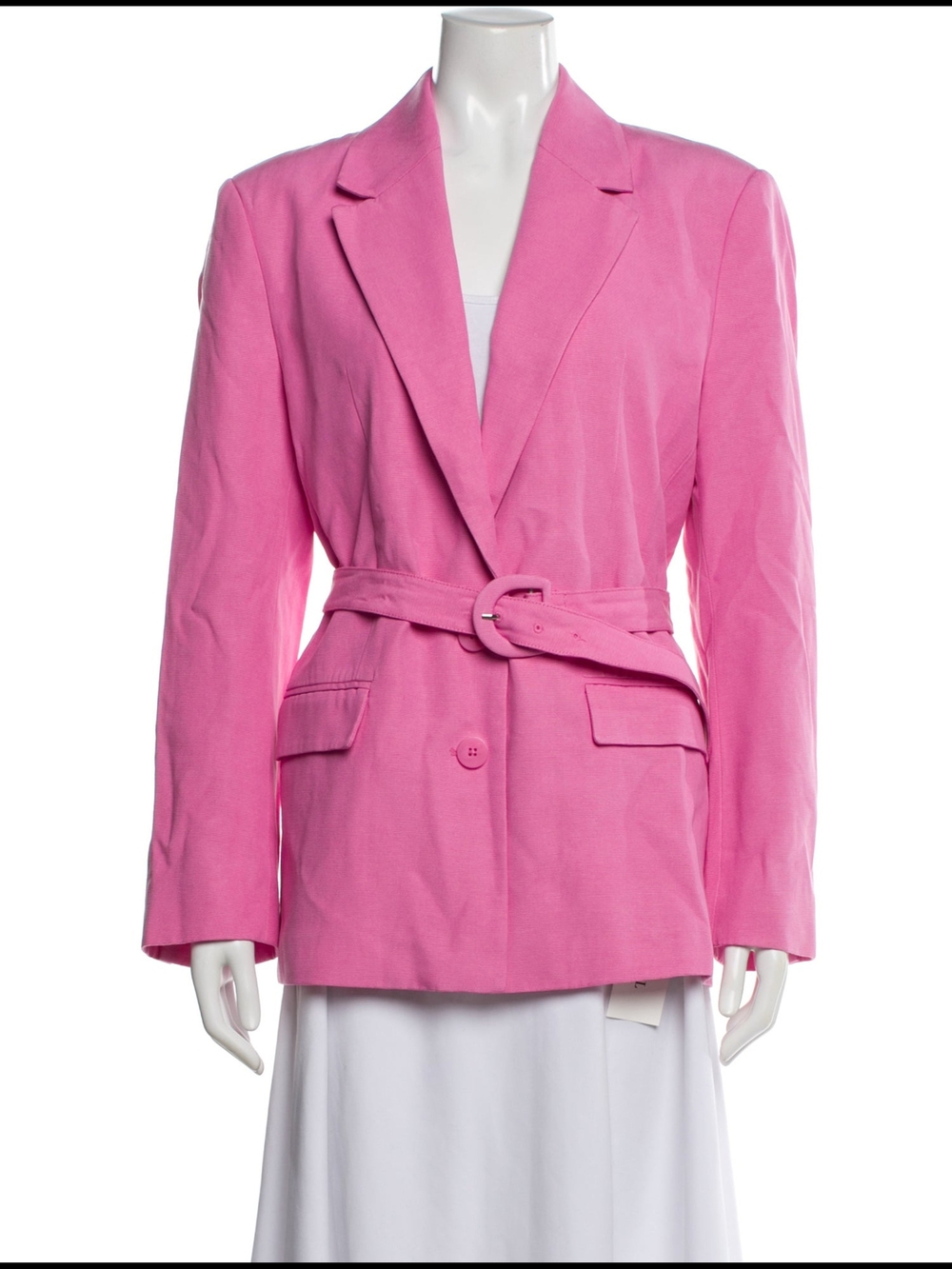 FARM Rio Pink Belted Women's Blazer Jacket XS